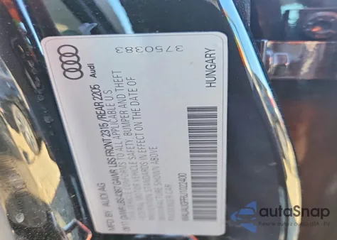 2018 Audi A3 Premium z USA, uszkodzony, nr VIN WAUAUGFF6J1022400
